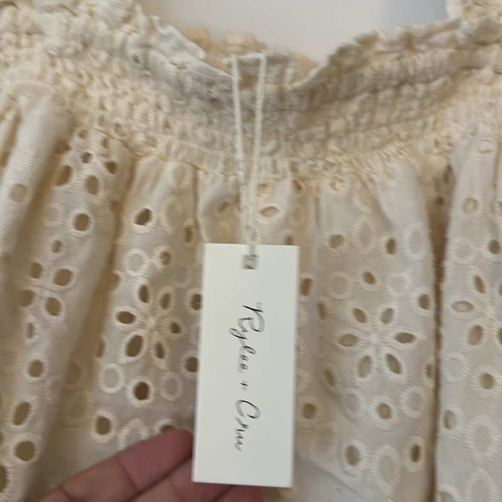 MILAN BLOUSE | NATURAL | Rylee and Cru - Picture 3 of 5